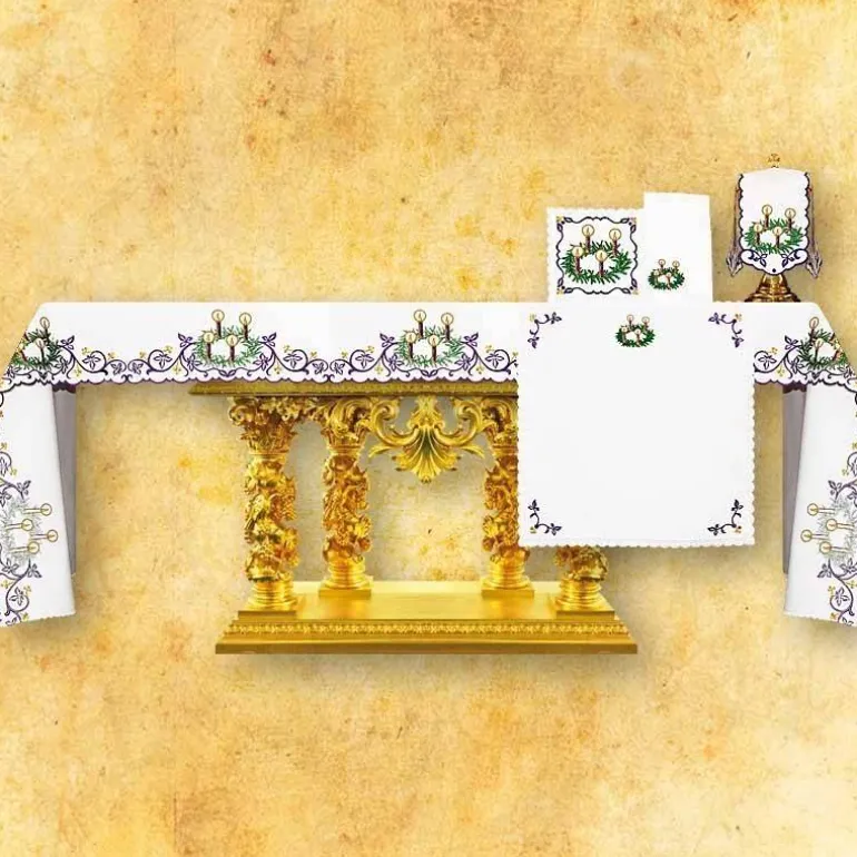 Articles Religieux JP nappe d'autel avent^ Vendu Par Metre | L'Avent