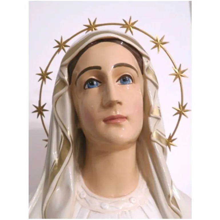 Articles Religieux JP notre dame de lourdes statue^ Sainte Marie