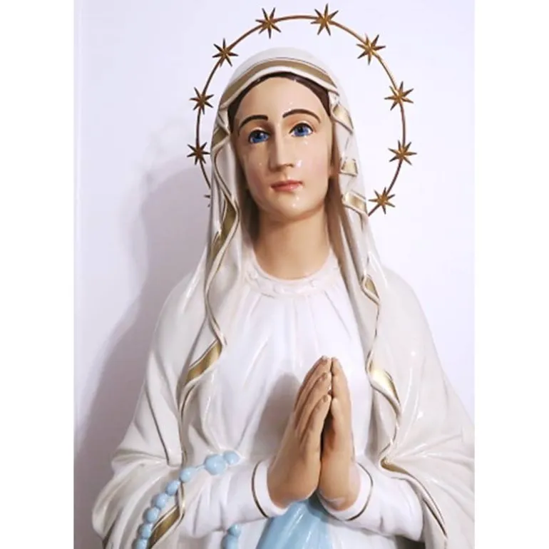 Articles Religieux JP notre dame de lourdes statue^ Sainte Marie