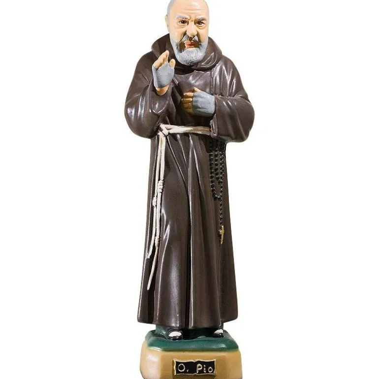 Articles Religieux JP Padre Pio petit statue^ Saints Patrons