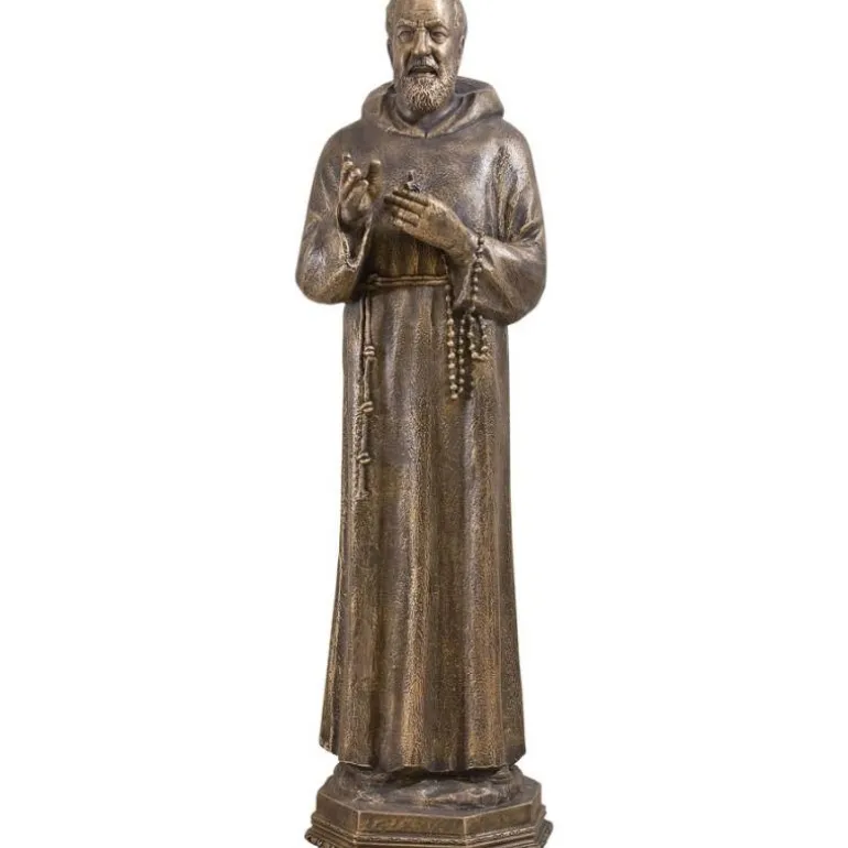 Articles Religieux JP Padre Pio Stigmates Statue^ Saints Patrons
