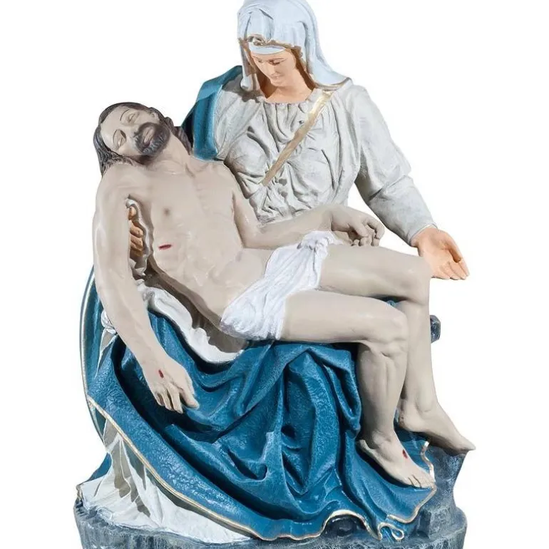 Articles Religieux JP pieta statue religieux^ Jesus Christ