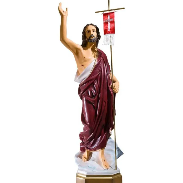 Articles Religieux JP résurrection statue jésus christ pour procession^ Jesus Christ