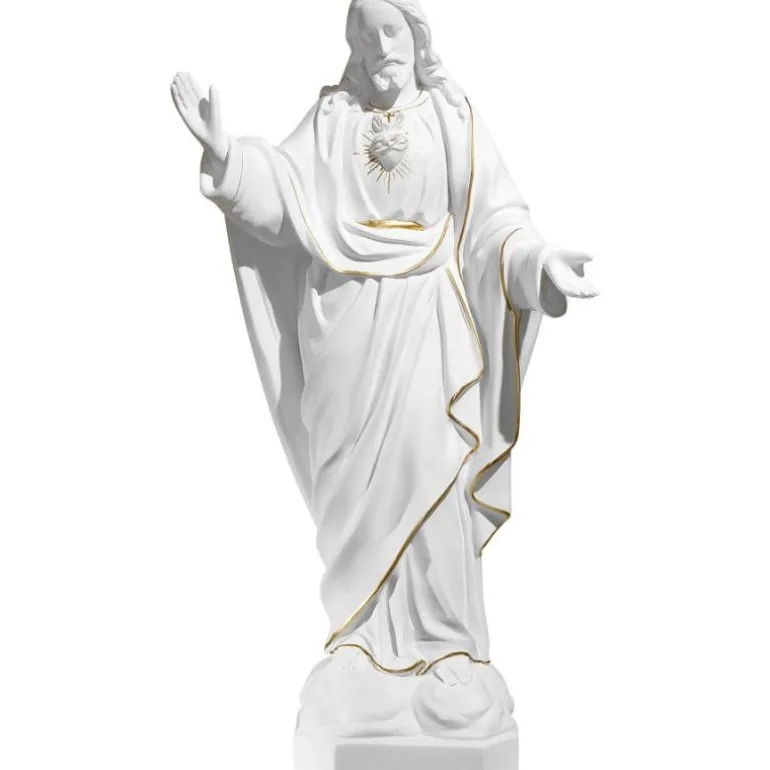 Articles Religieux JP sacre cœur statue^ Jesus Christ
