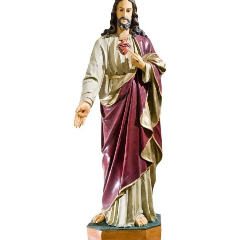 Articles Religieux JP sacre cœur statue jésus christ^ Jesus Christ