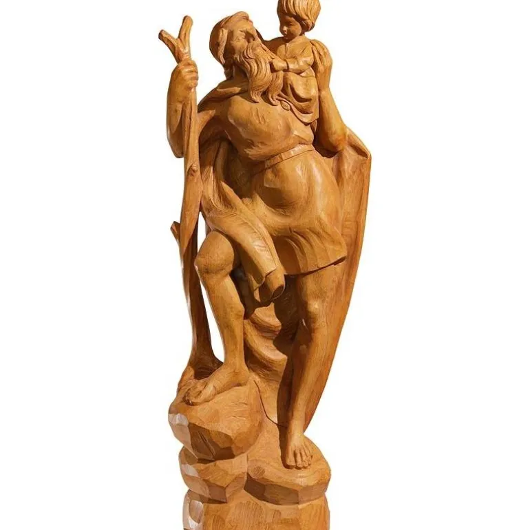 Articles Religieux JP Saint Christophe statue^ Saints Patrons