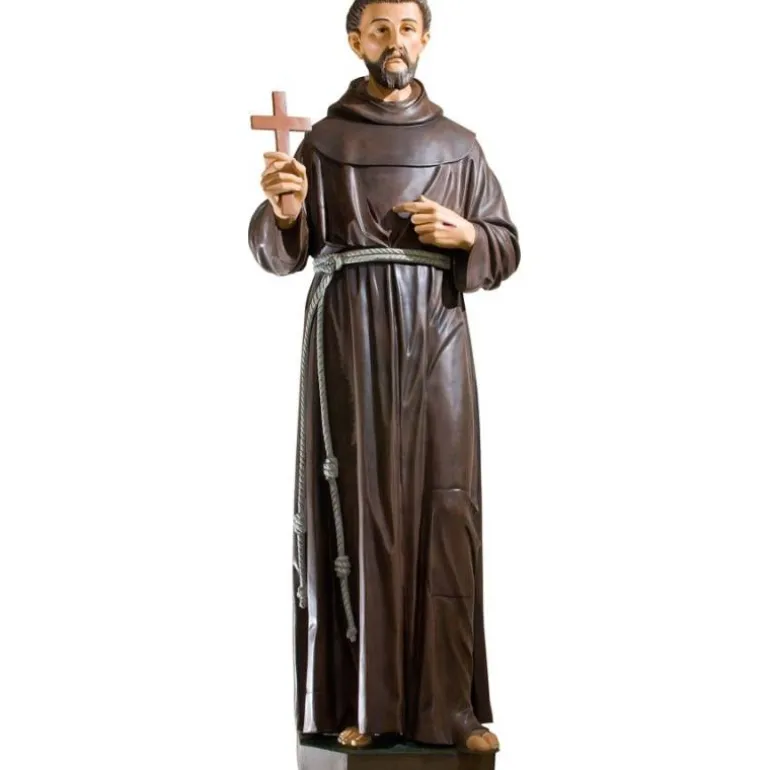 Articles Religieux JP saint françoise d'Assise statue^ Saints Patrons
