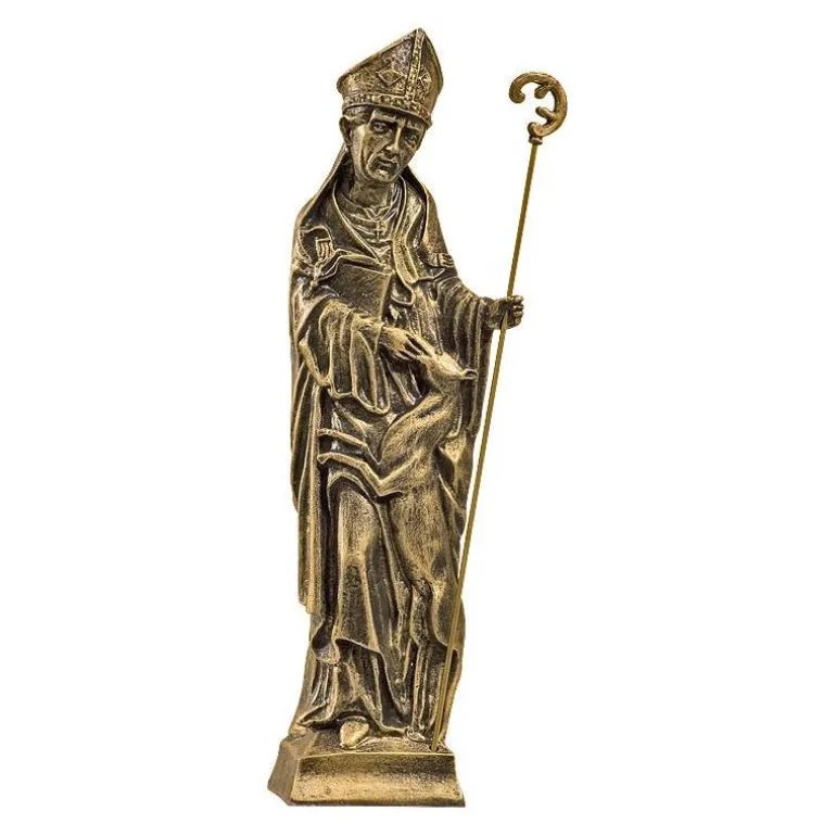 Articles Religieux JP Saint Gilles L'Ermite statue^ Saints Patrons
