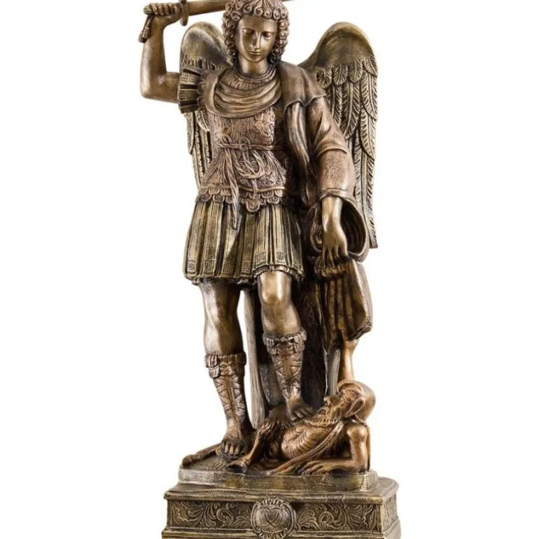 Articles Religieux JP saint Michel Archange statue^ Saints Patrons