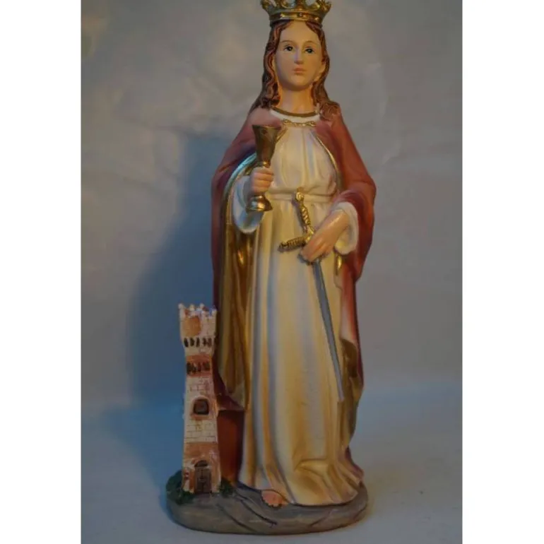 Articles Religieux JP sainte barbara pompiers barbe^ Saints Patrons