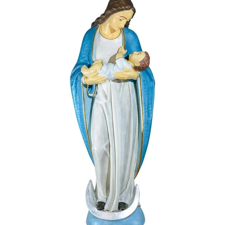 Articles Religieux JP sainte marie avec enfant statue^ Sainte Marie
