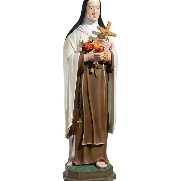 Articles Religieux JP Sainte Thérèse de L'Enfant-Jésus Statue^ Saints Patrons
