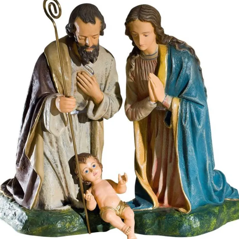 Articles Religieux JP santons sainte famille pour crèche^ Noël | Saints Patrons