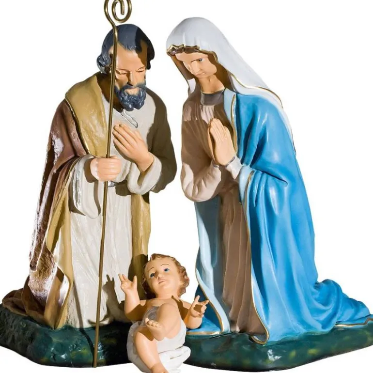 Articles Religieux JP santons sainte famille pour crèche noël^ Noël | Saints Patrons