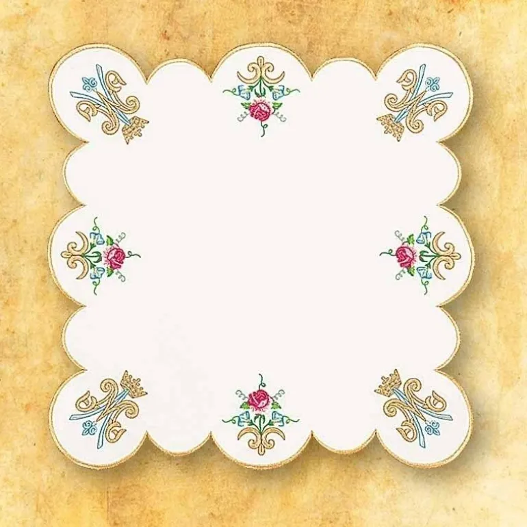 Articles Religieux JP Serviette d’autel Santa Madonna -^ Serviette D'Autel Mariale