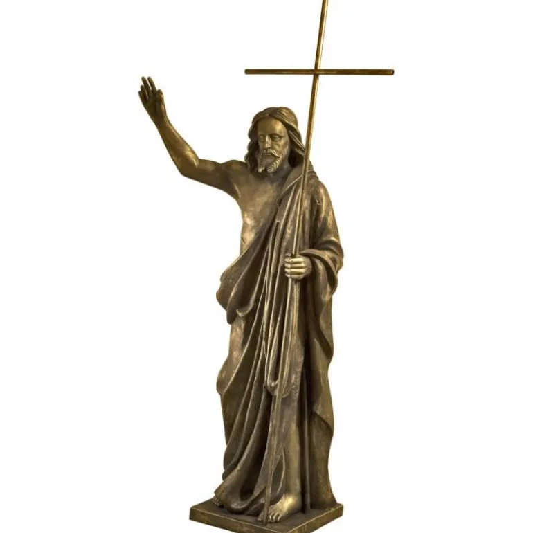 Articles Religieux JP statue jésus christ résurrection^ Jesus Christ