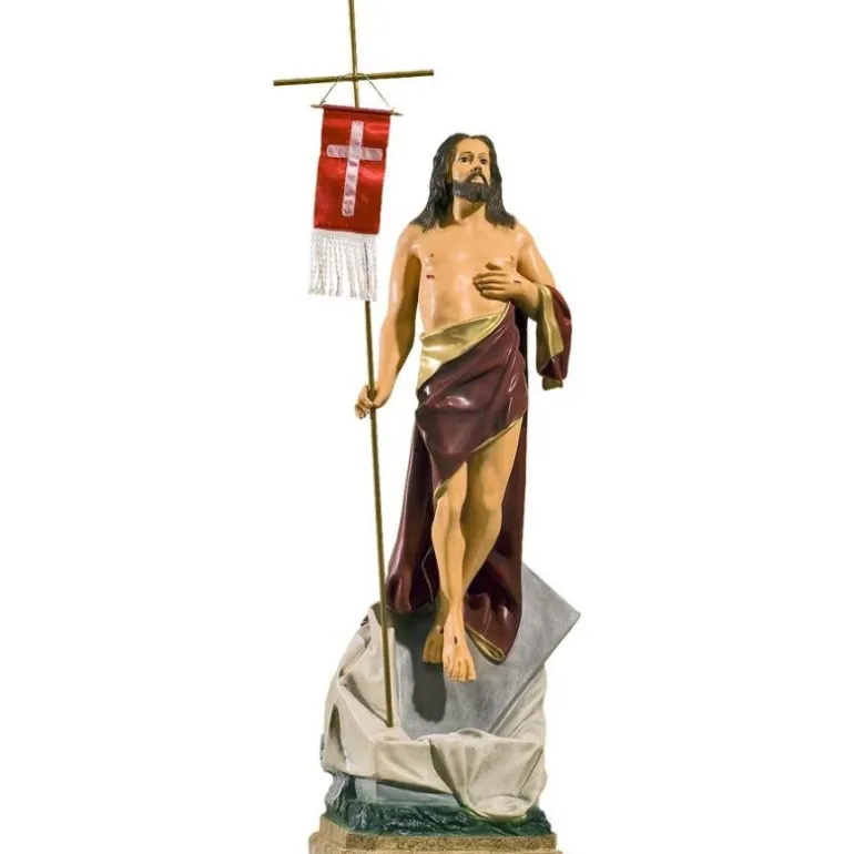 Articles Religieux JP statue jésus christ résurrection^ Jesus Christ