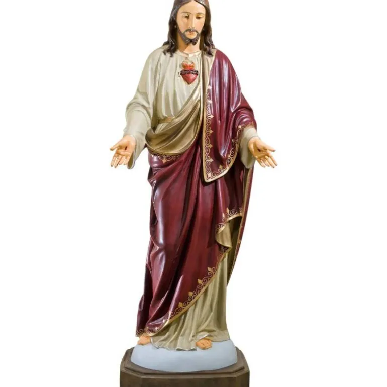 Articles Religieux JP Statue Jésus Sacre Cœur gros taille^ Jesus Christ