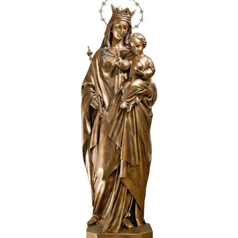 Articles Religieux JP statue mater dei avec jesus^ Sainte Marie