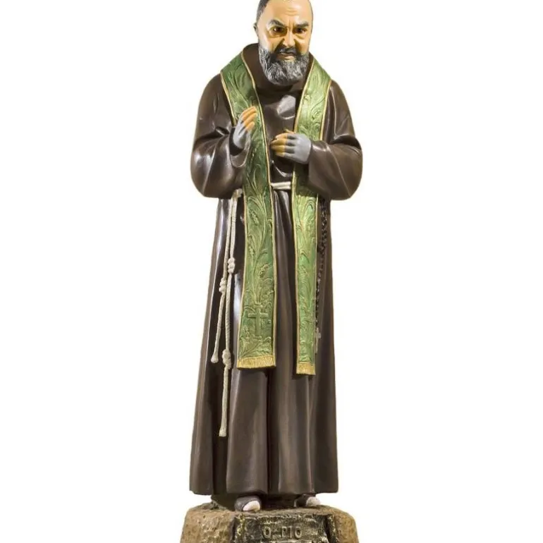 Articles Religieux JP Statue Padre Pio réalise en résine^ Saints Patrons