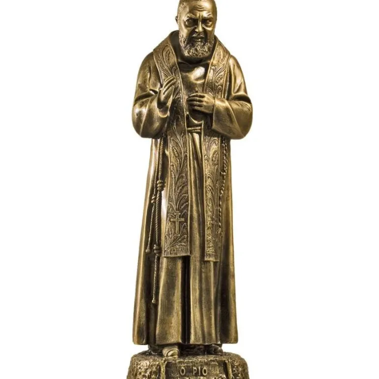 Articles Religieux JP Statue Padre Pio réalise en résine^ Saints Patrons