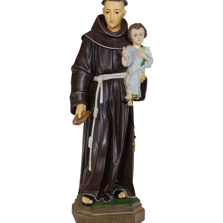 Articles Religieux JP statue Saint Antoine avec pain^ Saints Patrons