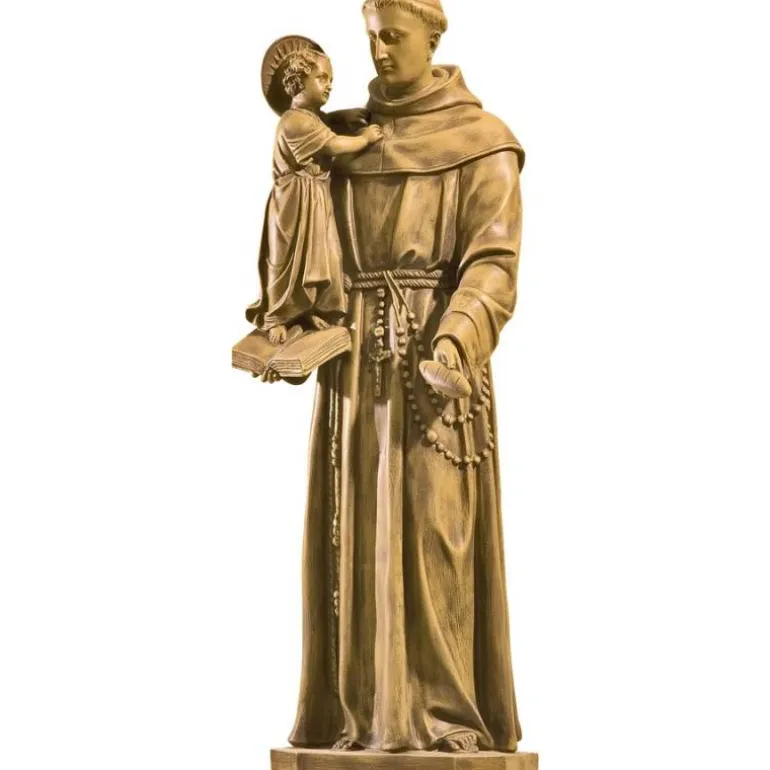 Articles Religieux JP statue saint Antoine avec Pain^ Saints Patrons