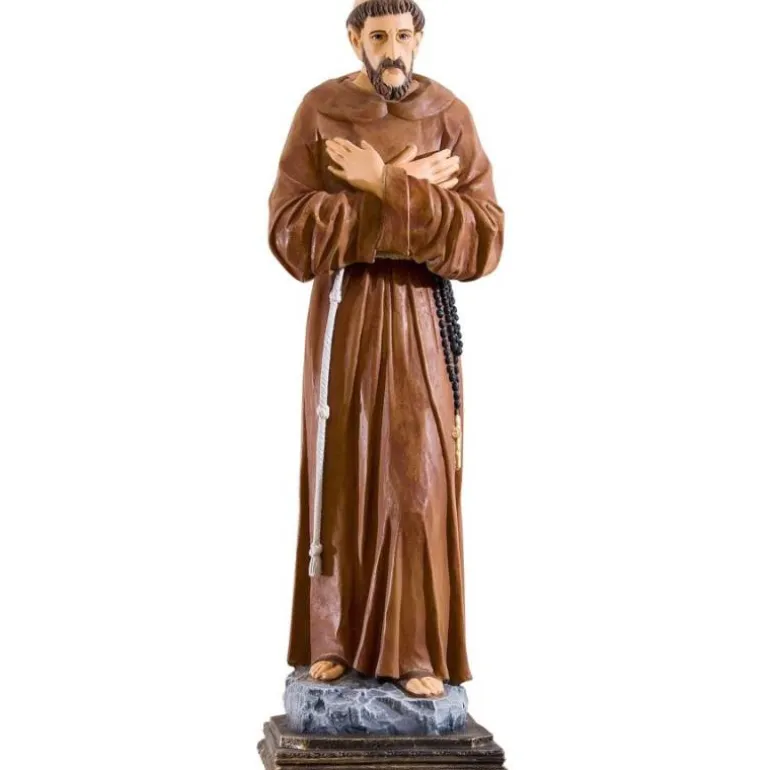 Articles Religieux JP Statue Saint François version résine^ Saints Patrons