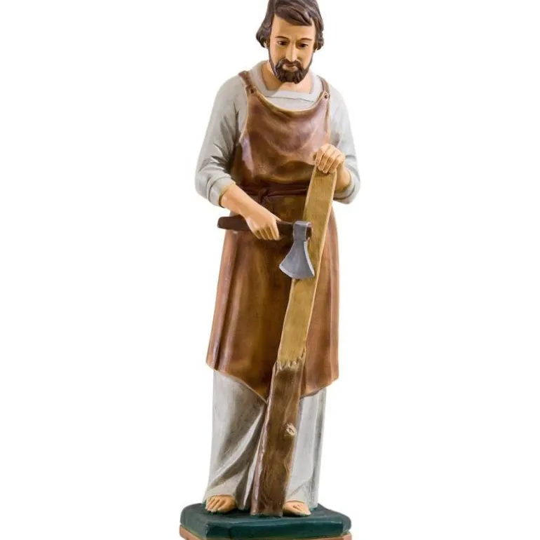 Articles Religieux JP statue saint Joseph Artisan en résine^ Saints Patrons