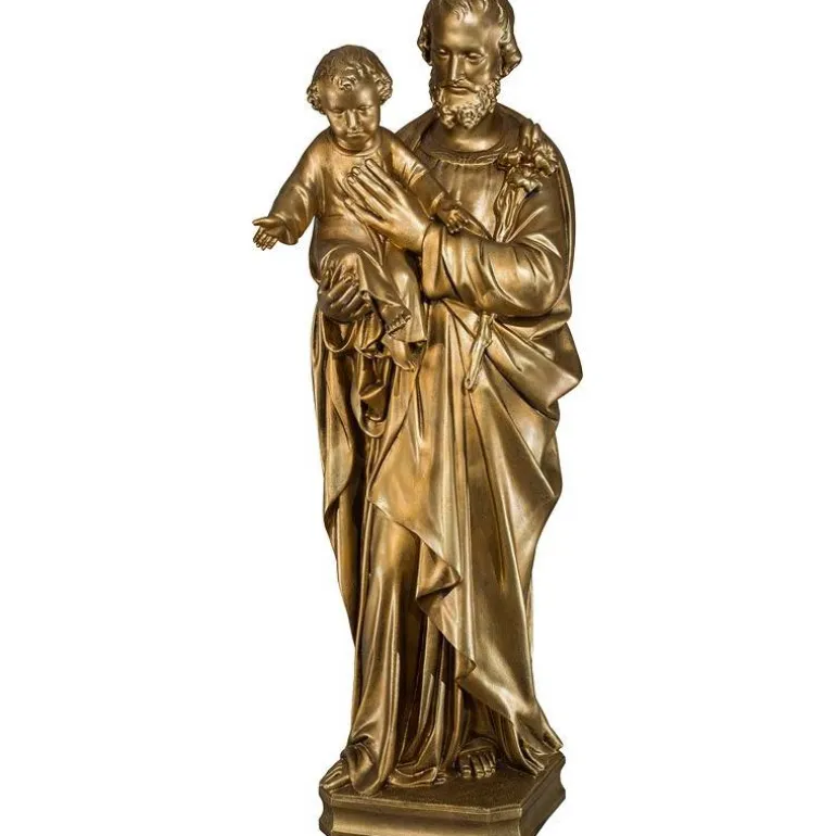 Articles Religieux JP Statue saint joseph gardien famillie^ Saints Patrons