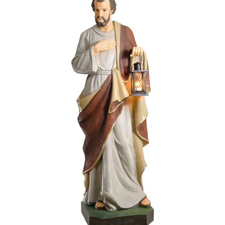 Articles Religieux JP statue saint joseph pour crèche noël^ Saints Patrons | Crèches