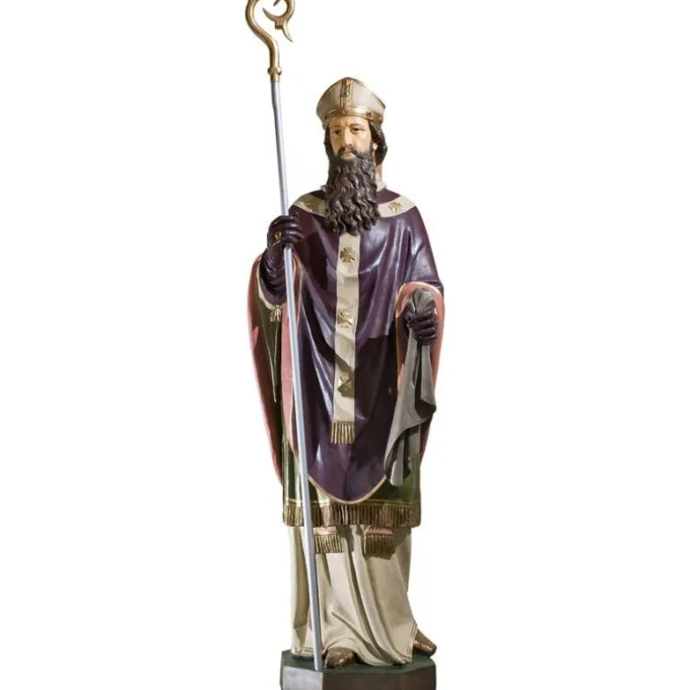 Articles Religieux JP Statue Saint Nicolas , Père Noël^ Saints Patrons