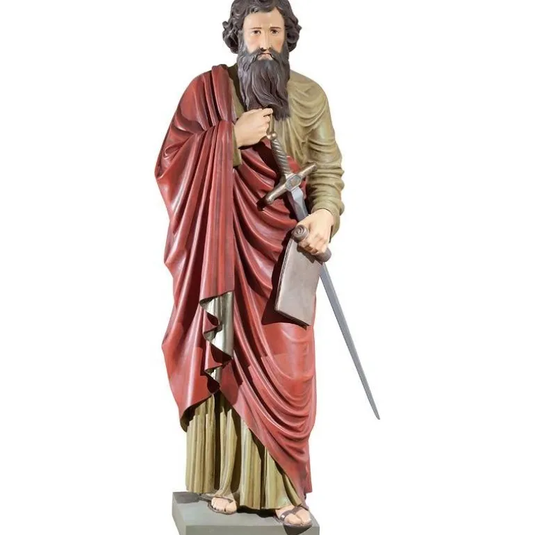 Articles Religieux JP statue Saint Paul apôtre 115 cm hauteur^ Saints Patrons
