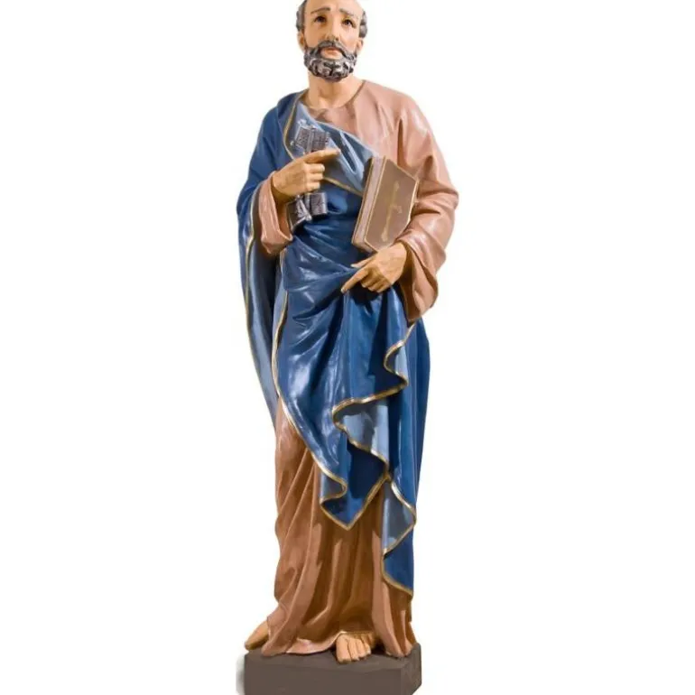 Articles Religieux JP Statue saint pierre l'apôtre^ Saints Patrons