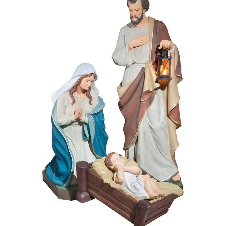 Articles Religieux JP statue sainte Famille^ Noël | Saints Patrons