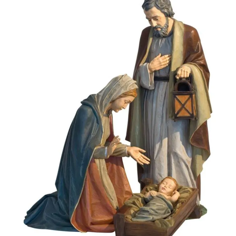 Articles Religieux JP statue sainte Famille^ Noël | Saints Patrons