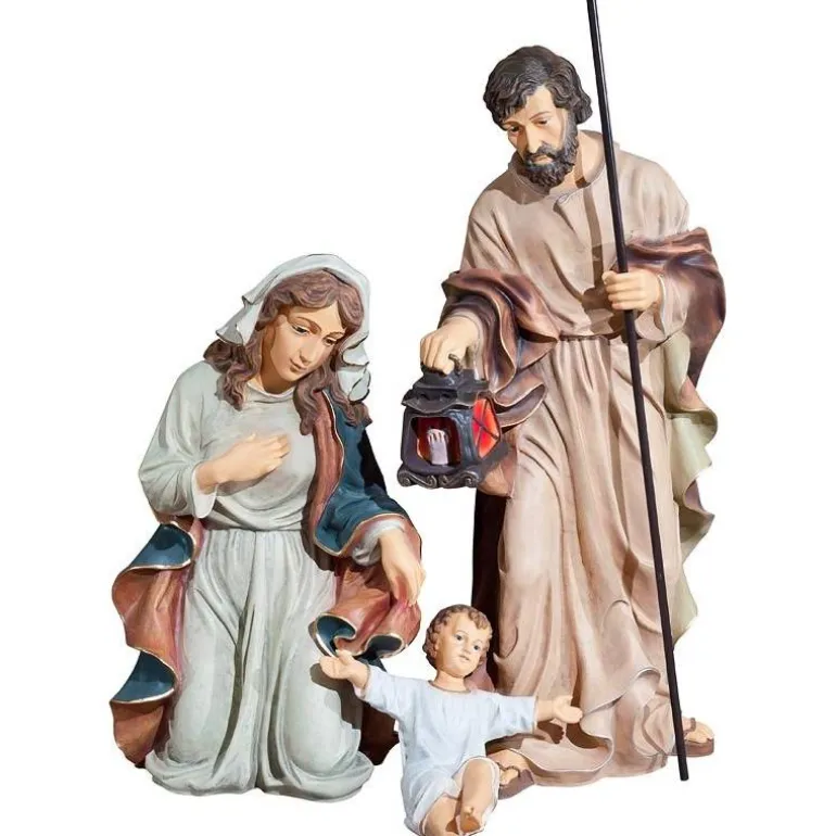 Articles Religieux JP statue sainte famille^ Noël | Saints Patrons