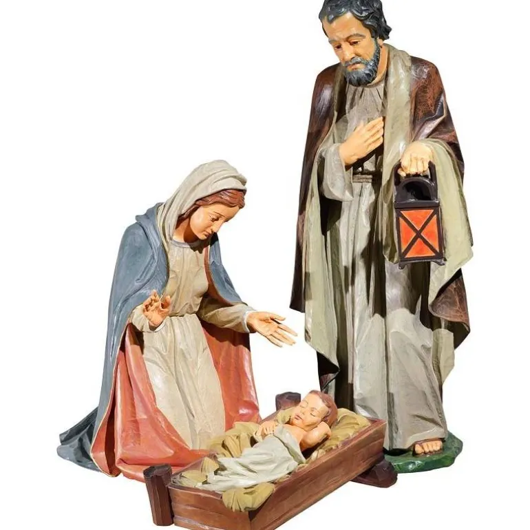 Articles Religieux JP statue sainte Famille^ Noël | Saints Patrons