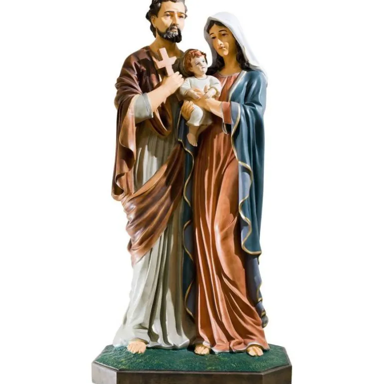 Articles Religieux JP Statue sainte famille pour exposition à église^ Noël | Saints Patrons
