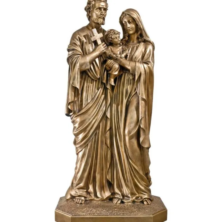 Articles Religieux JP Statue sainte famille pour exposition à église^ Noël | Saints Patrons