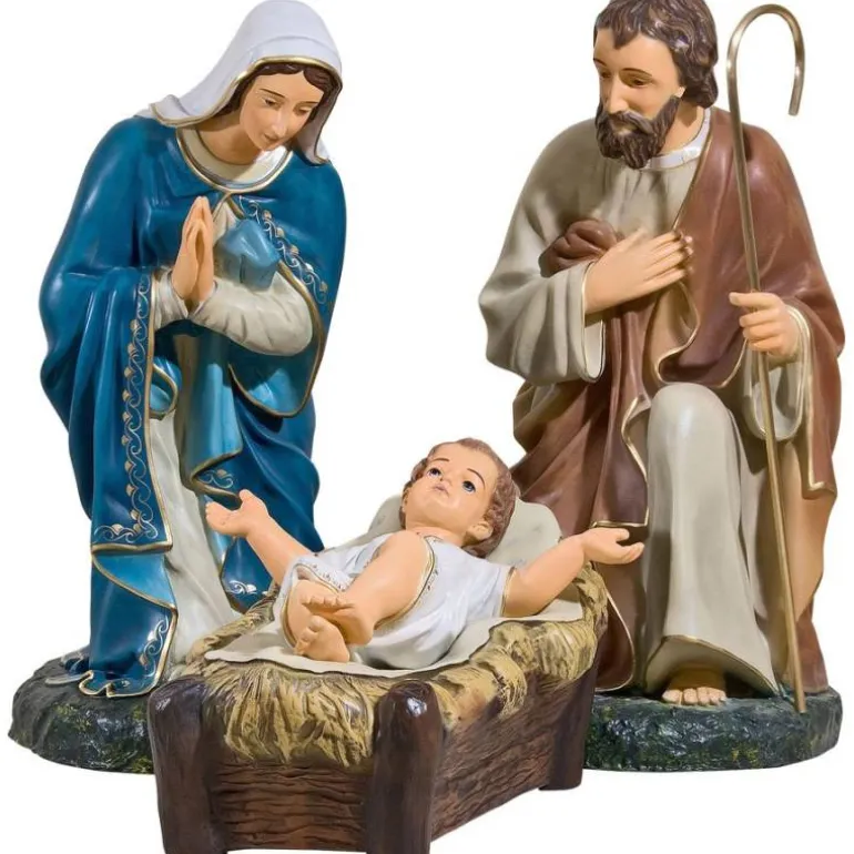 Articles Religieux JP statues sainte famille pour noël^ Noël | Saints Patrons