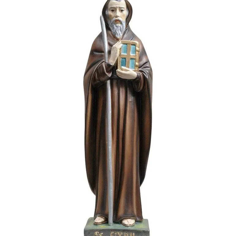 Articles Religieux JP statuette Saint Cyril Apôtre de Slaves^ Saints Patrons