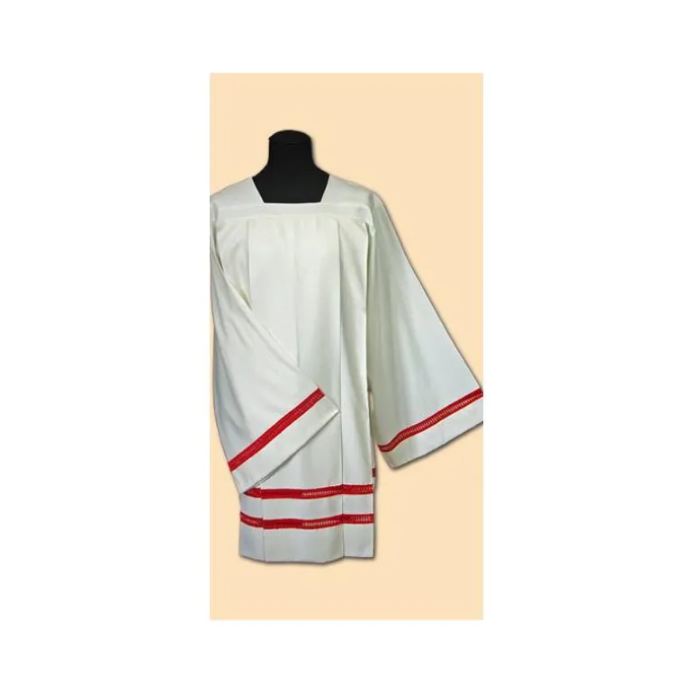 Articles Religieux JP Surplis de prêtre avec broderie -^ Surplis