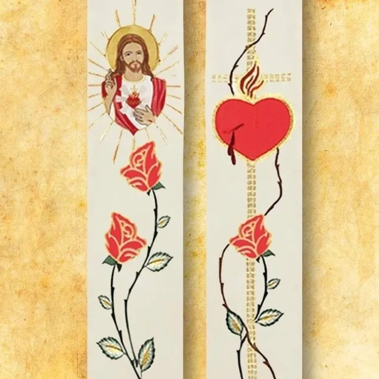 Articles Religieux JP étole brodée^ Visages De Saints