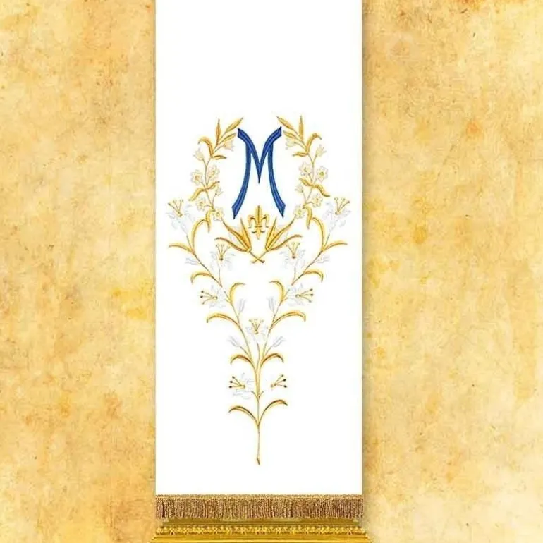 Articles Religieux JP Voile de lutrin Marial 5 -^ Mariale