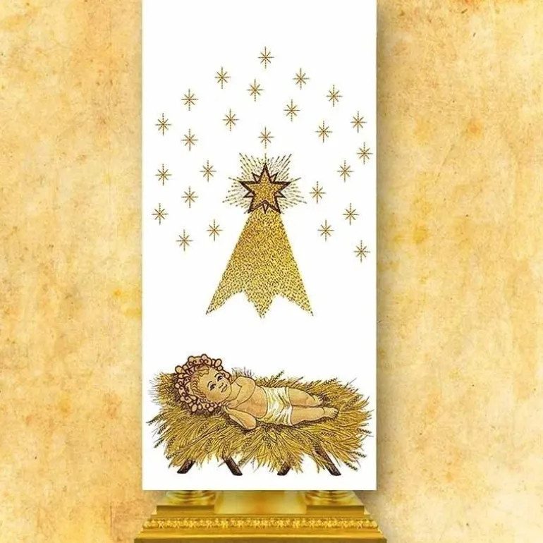 Articles Religieux JP Voile de lutrin pour église avec motif Noël^ Noël | Noël