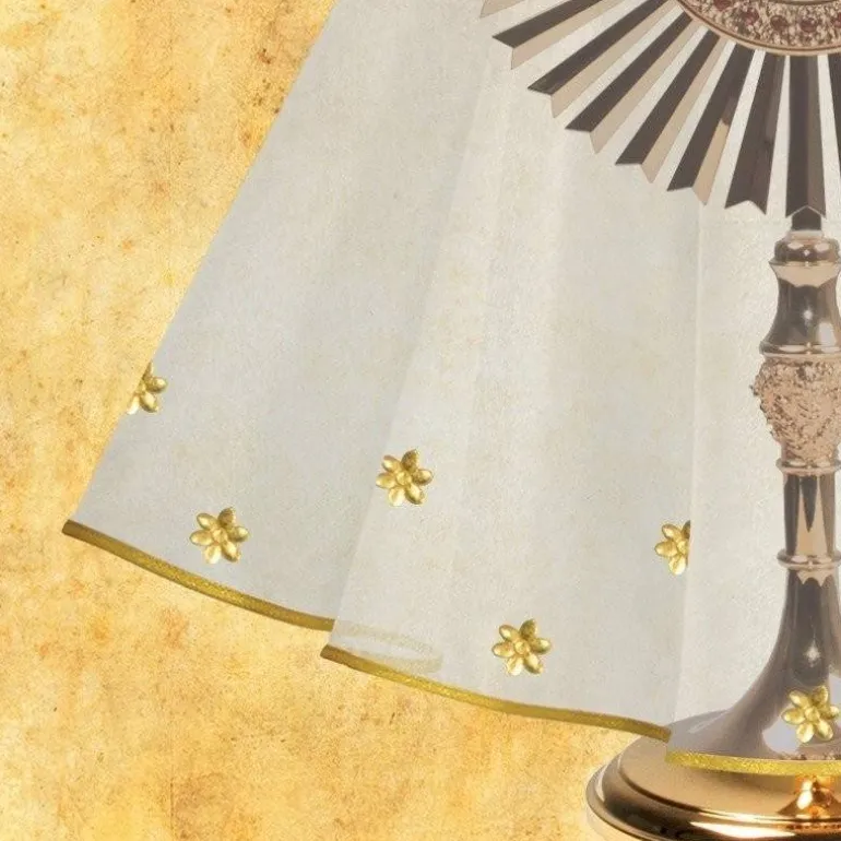 Articles Religieux JP Voile d'Ostensoir -^ Voiles De Calice & Ostensoir